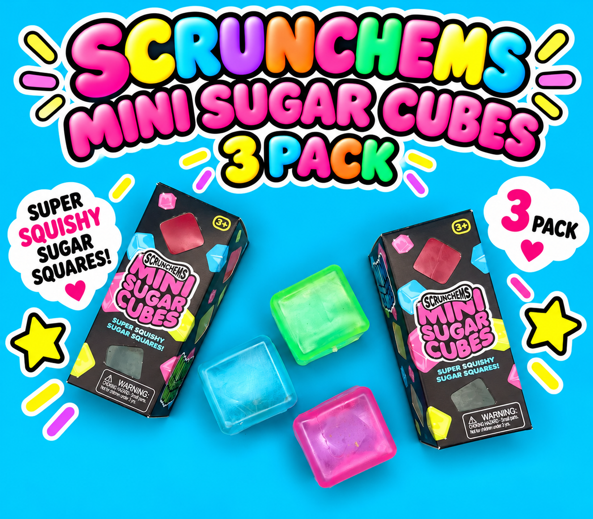 Scrunchems Mini Sugar Cubes 3 Pack