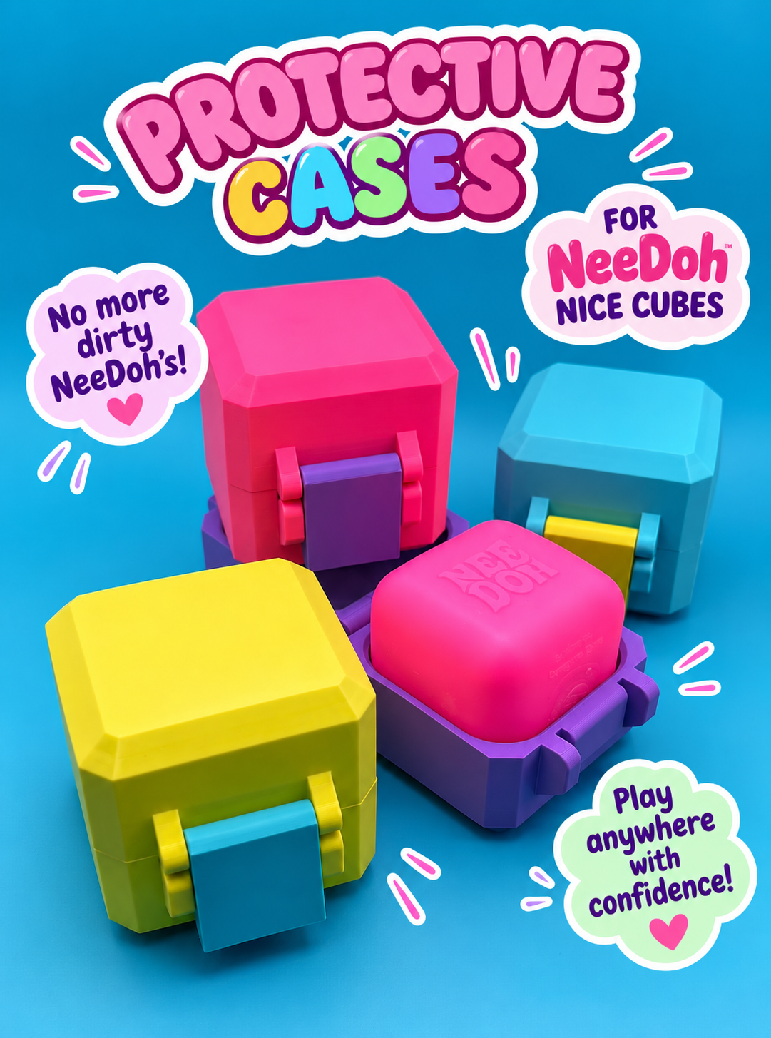 NeeDoh Nice Cube Case V2
