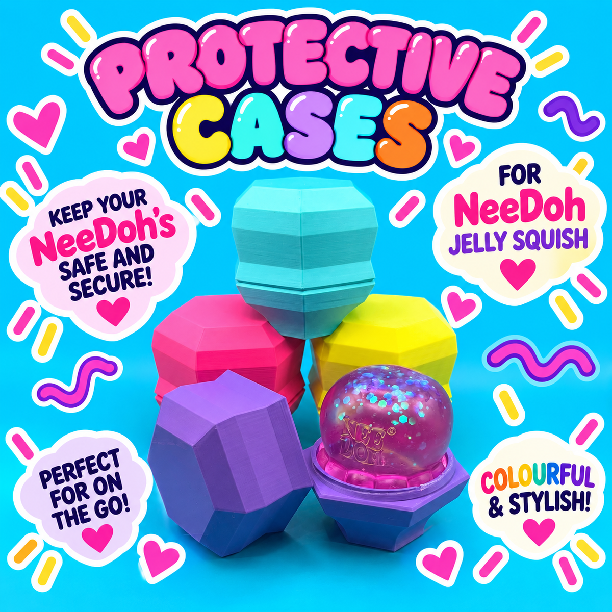 NeeDoh Jelly Squish Case